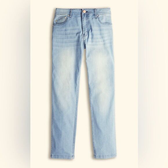 Mugsy Piers Coolmax Light Blue Denim Jeans size 36/32 - Picture 1 of 12